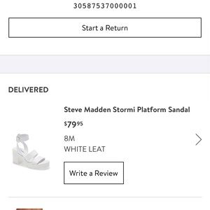 Steve Madden platform heels size 8